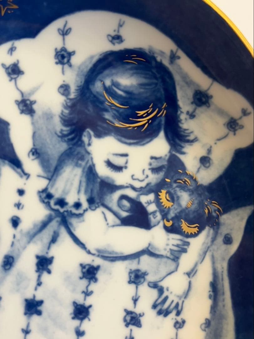 ⭐️美品⭐️マイセン⭐️メモリアルプレート2003年　イヤープレート【眠れ良い子