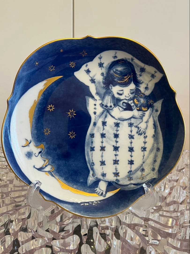 ⭐️美品⭐️マイセン⭐️メモリアルプレート2003年　イヤープレート【眠れ良い子