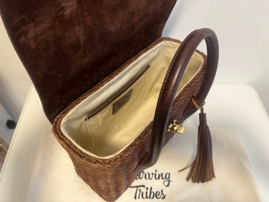 【専売】グレースコンチネンタル カービング カゴバッグ