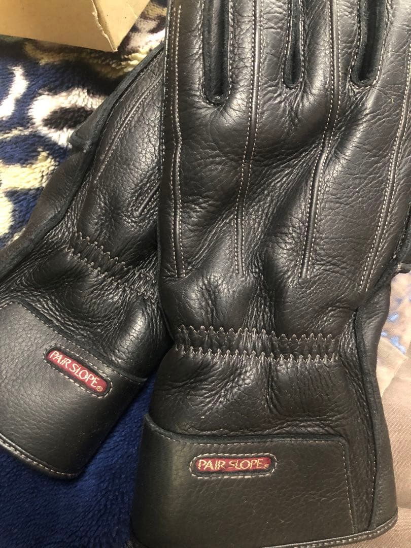PAIR SLOPE オイルドレザー バイクグローブ M