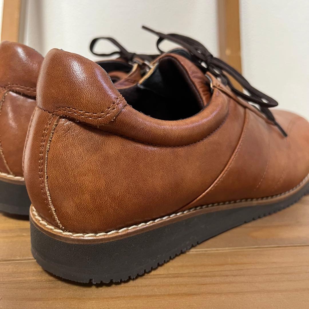 未使用✨アサヒ メディカル ウォーク　24.5cm ブラウン　レザースニーカー