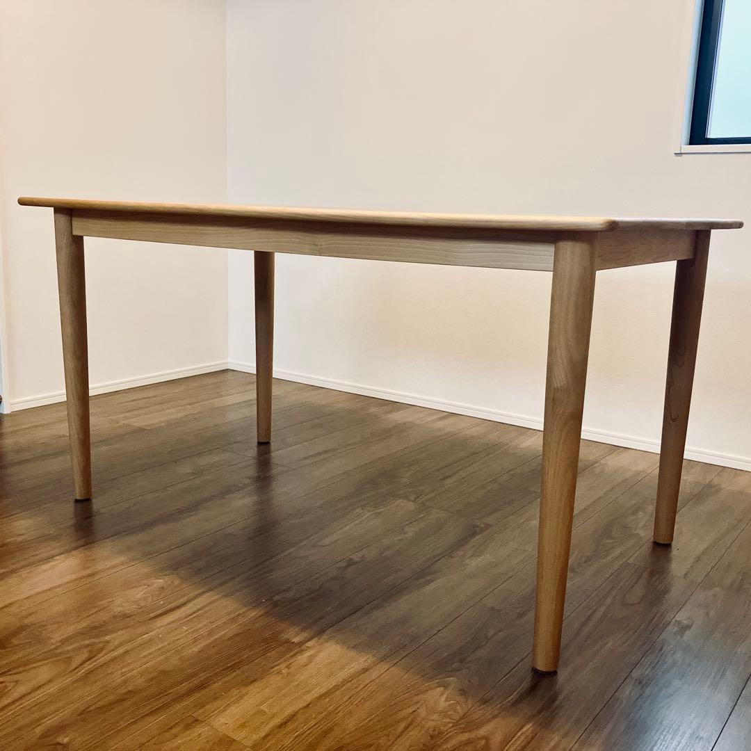 リセノダイニングテーブル_アルダー無垢材_135×80×70