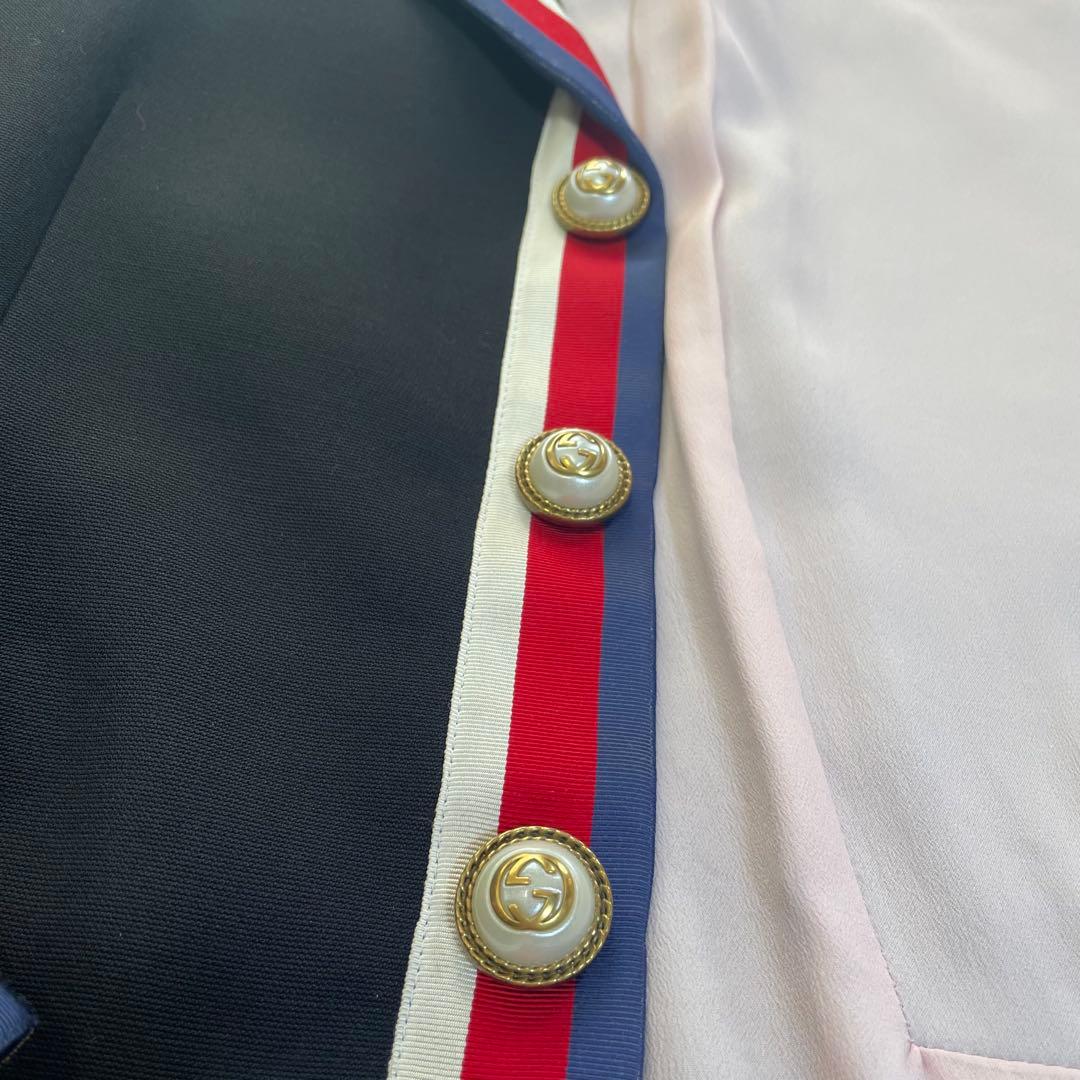 超美品　レア　GUCCI トリコロール　ショート　ジャケット　40