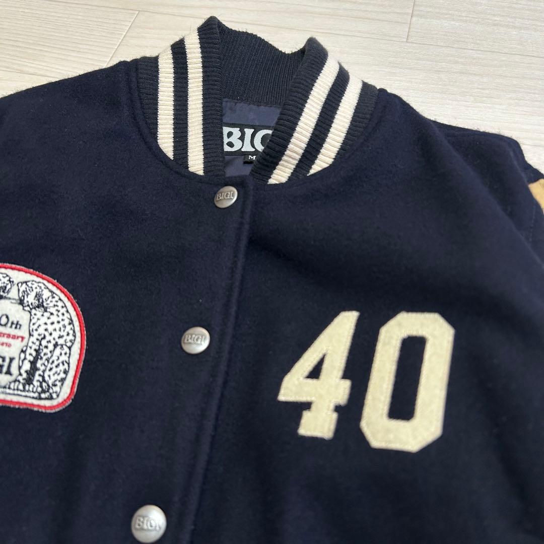 希少 BIGI 40周年記念モデル レザー　ヴィンテージ スタジアムジャンパー
