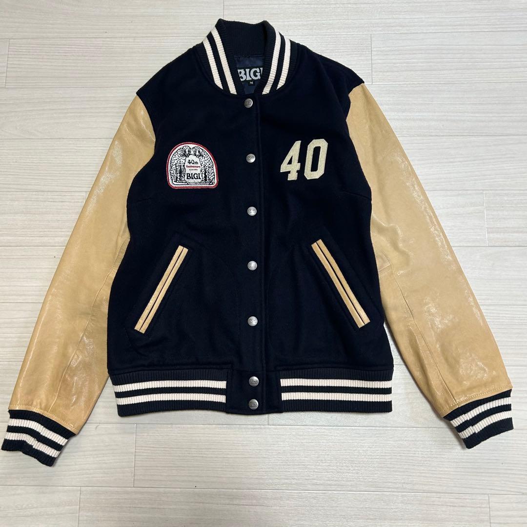 希少 BIGI 40周年記念モデル レザー　ヴィンテージ スタジアムジャンパー