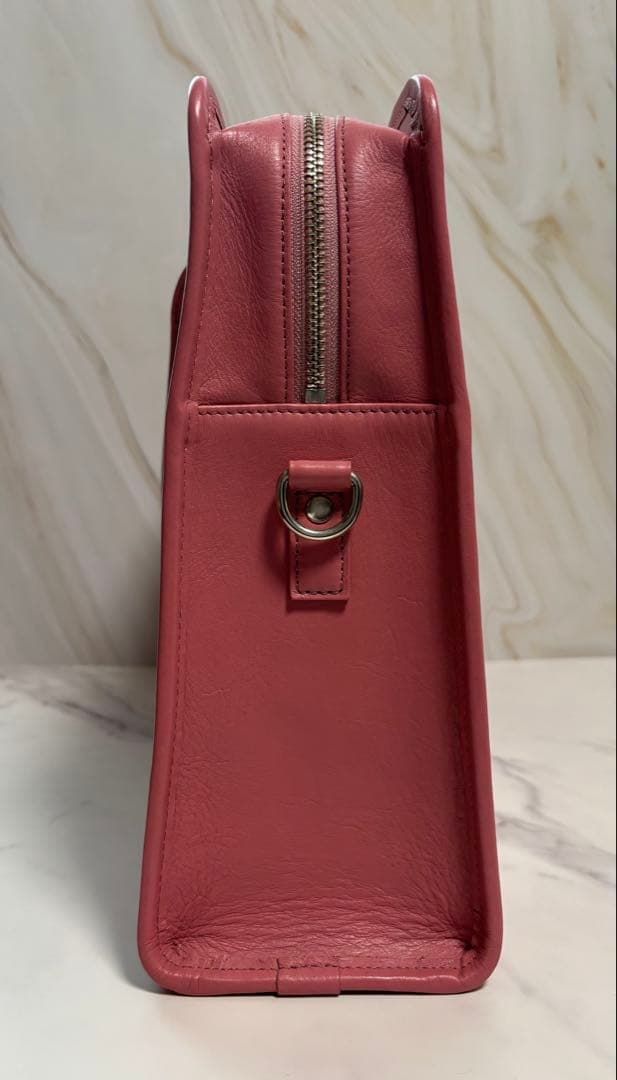 ビジネスレザーファクトリー　ビジネスバッグ　ピンク（販売終了希少）