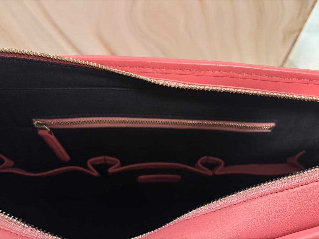 ビジネスレザーファクトリー　ビジネスバッグ　ピンク（販売終了希少）