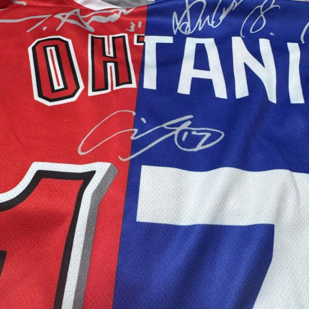 ⭐️2025最新非売品⭐️大谷翔平 ドジャース＆エンゼルスサインミックスユニフォーム