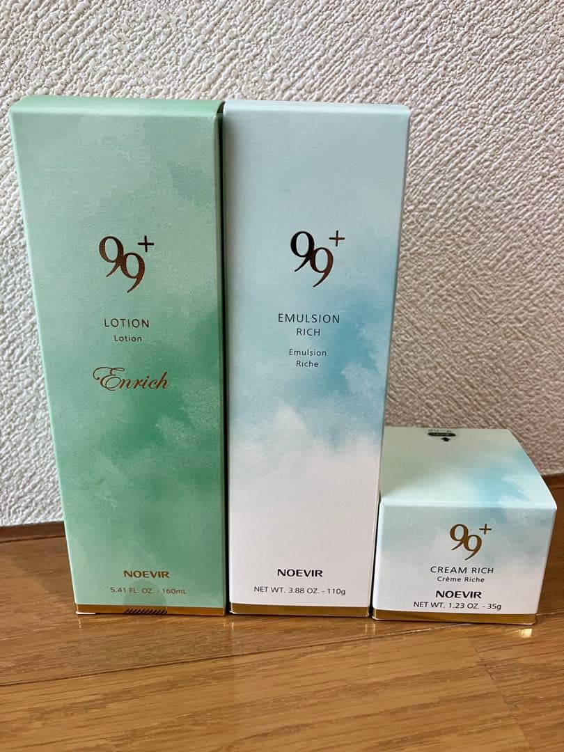 ノエビア99プラスエンリッチローション&ミルクローション&クリーム（リッチ）3点