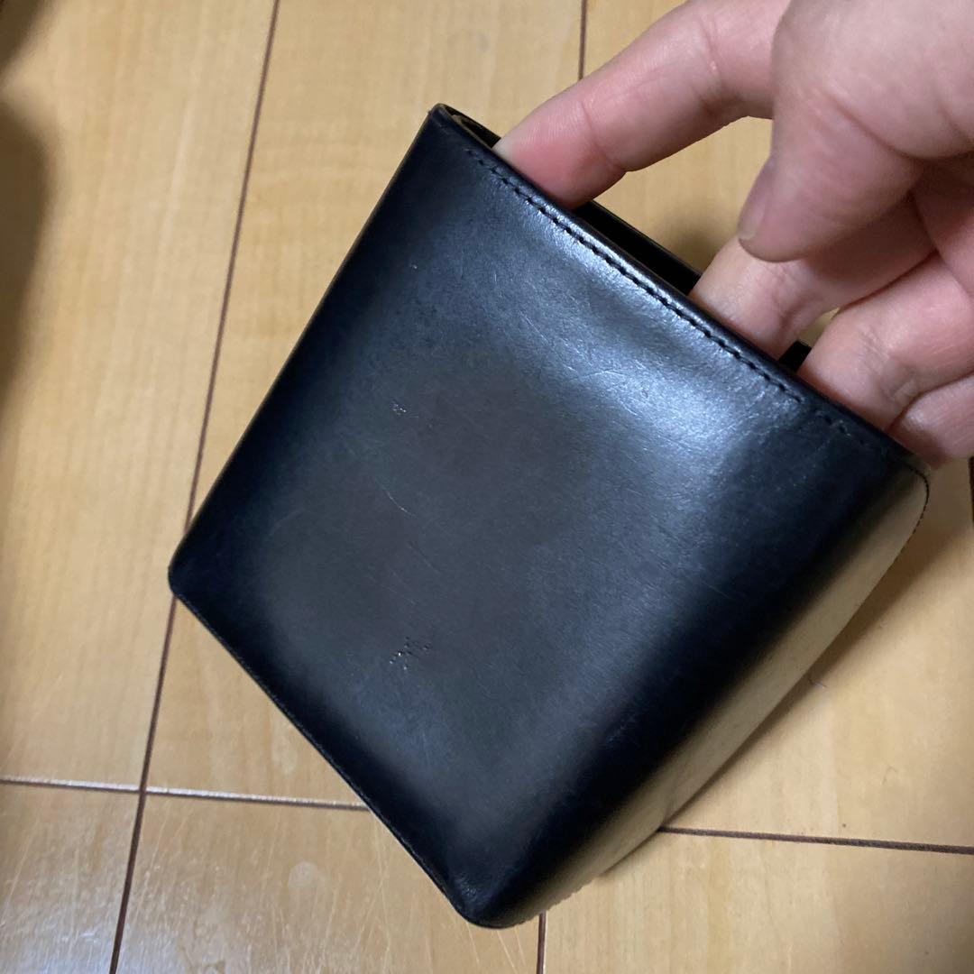 【スプマル】美品　ホワイトハウスコックス　ミニ三つ折り財布　S1018