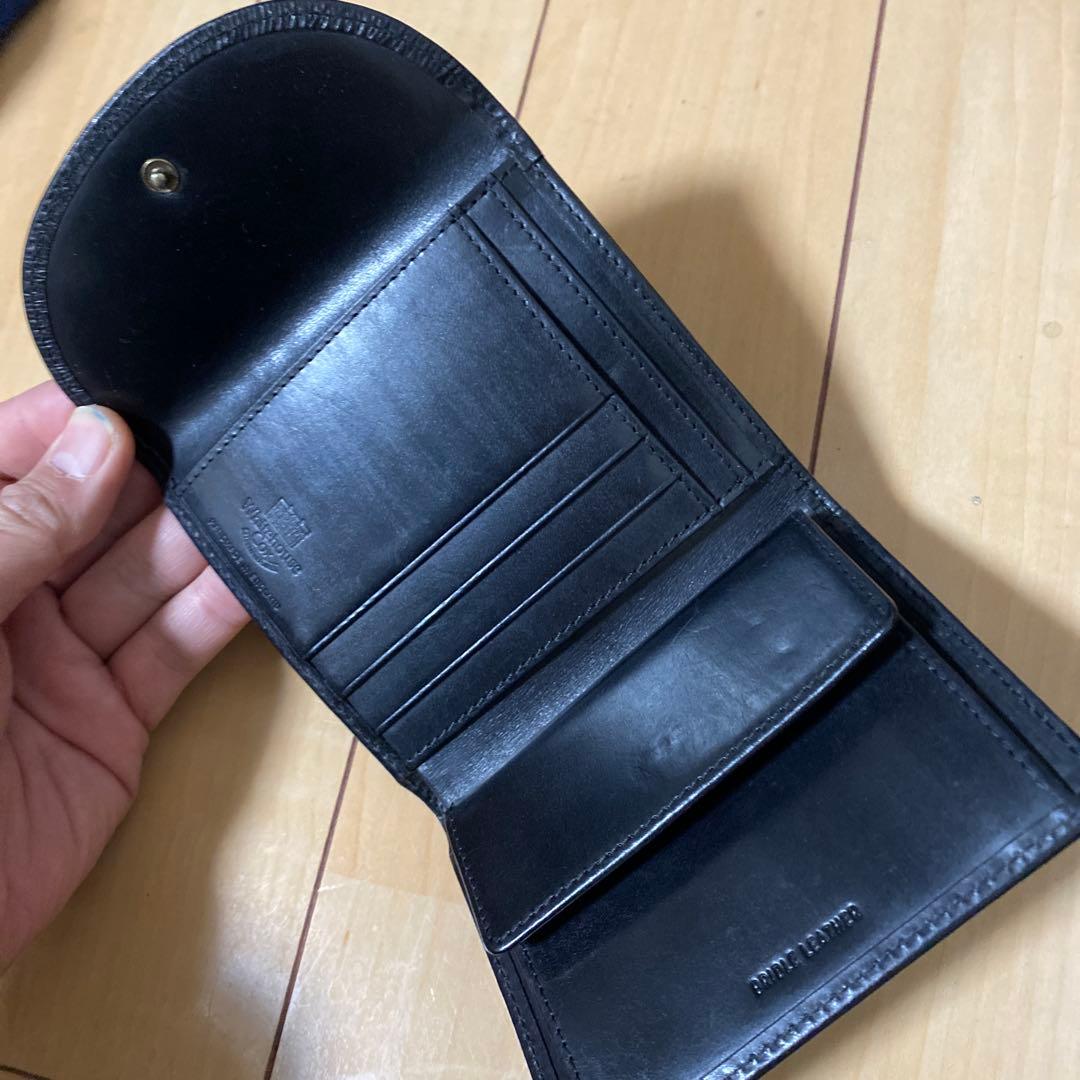 【スプマル】美品　ホワイトハウスコックス　ミニ三つ折り財布　S1018