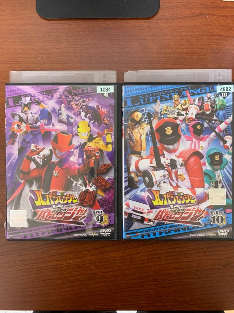 レンタルアップ 快盗戦隊ルパンレンジャーVS警察戦隊パトレンジャー DVD全巻