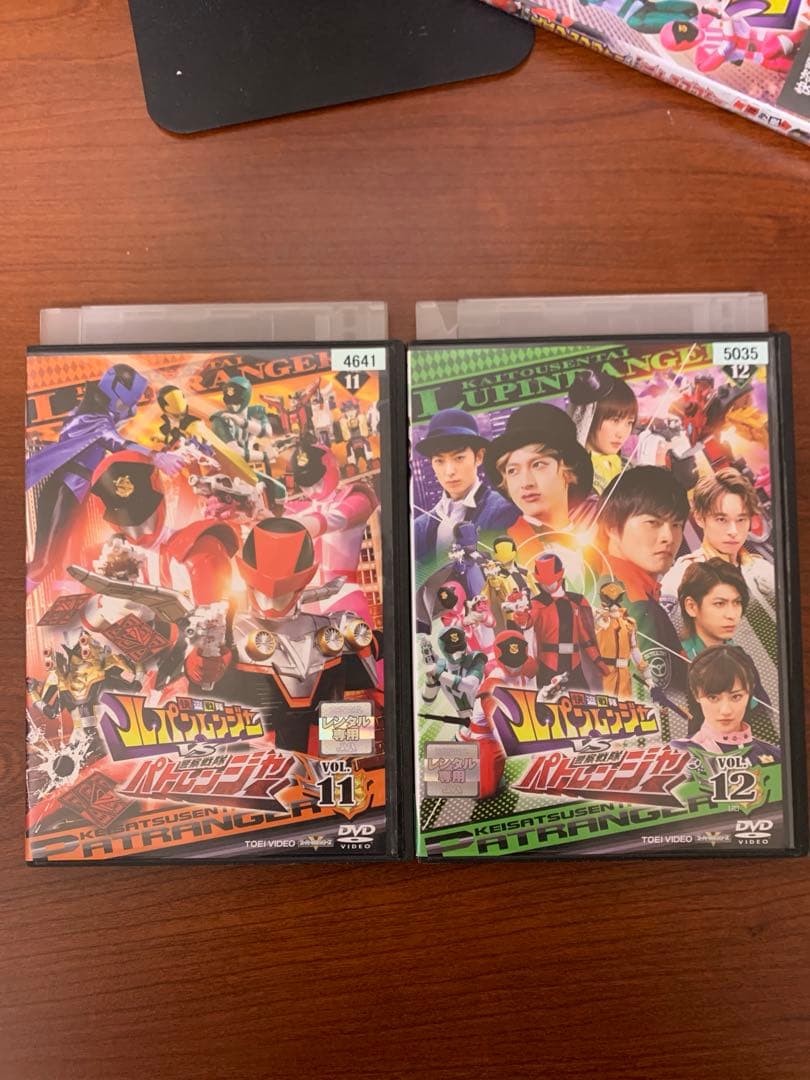 レンタルアップ 快盗戦隊ルパンレンジャーVS警察戦隊パトレンジャー DVD全巻