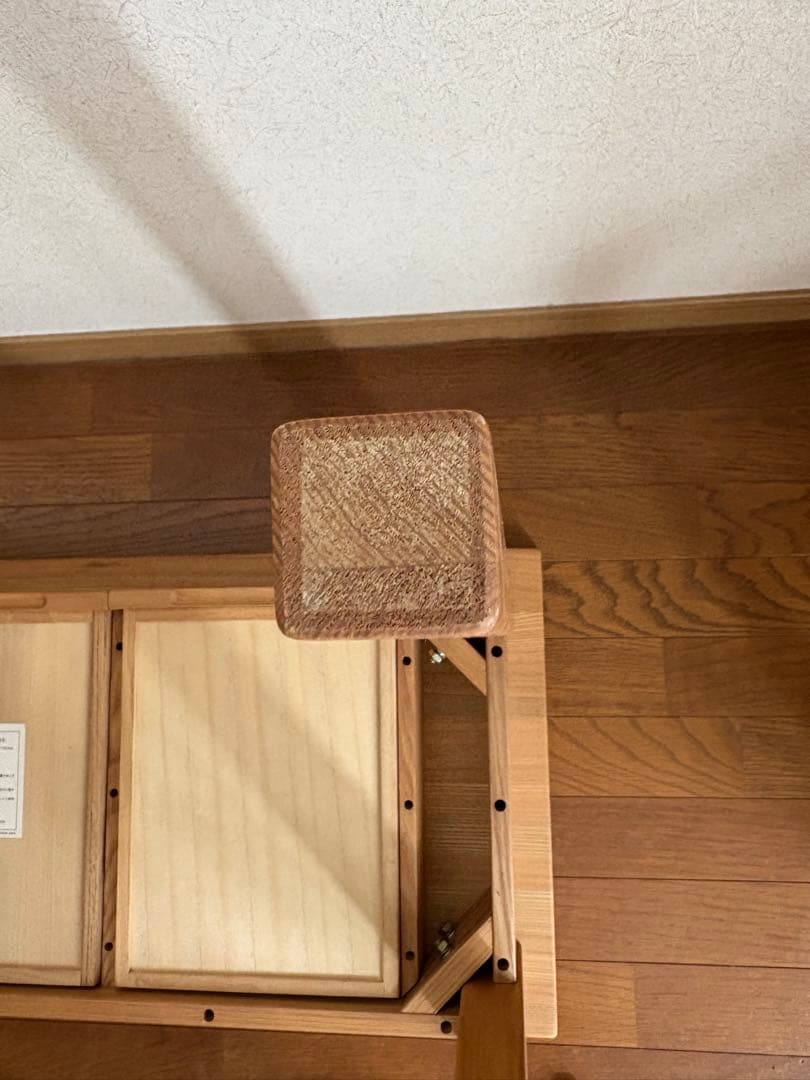 【送料込】無印良品：タモ材パーソナルデスク