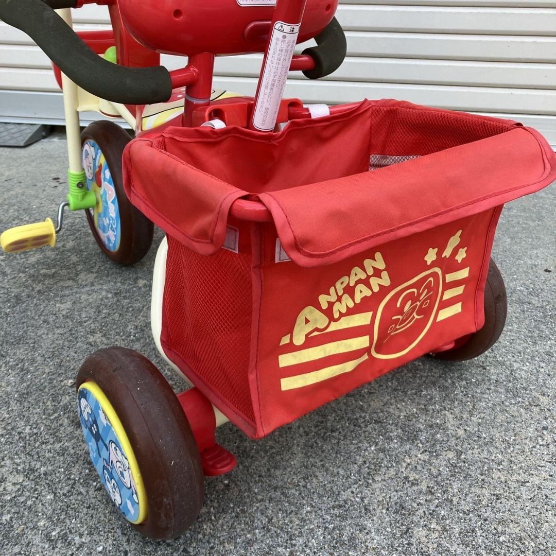 送料込み　アンパンマン三輪車　デラックスⅡ　DX2 レッド