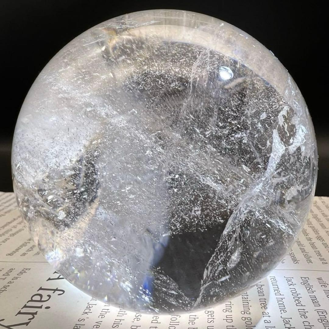 ✳️専用‼️極上別格品☆極煌玉✨ハイクオリティ✨虹入り ヒマラヤ水晶 丸玉 天然石