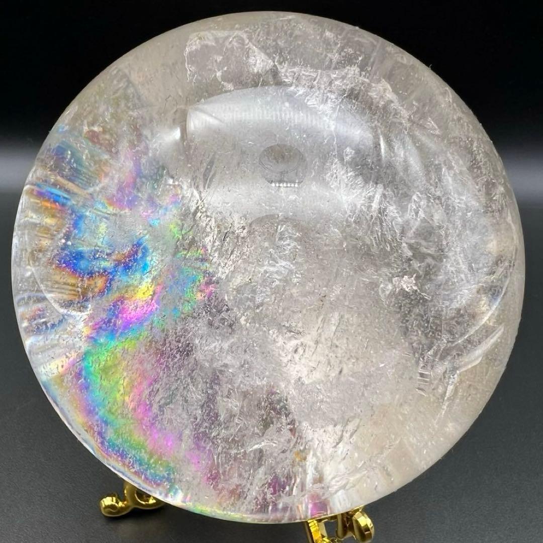 ✳️専用‼️極上別格品☆極煌玉✨ハイクオリティ✨虹入り ヒマラヤ水晶 丸玉 天然石