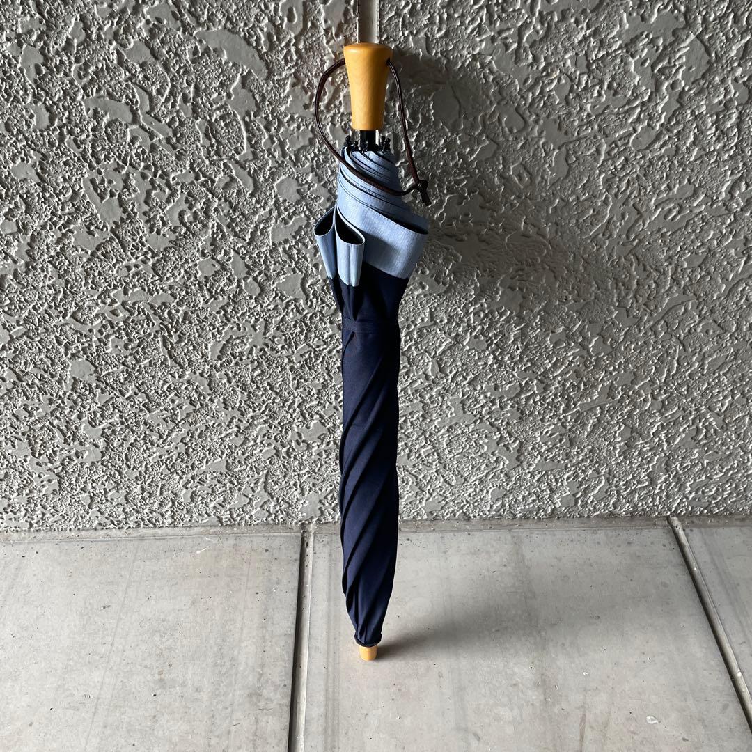 折りたたみ日傘　３段折 / コンビ　サンバリア　ネイビー