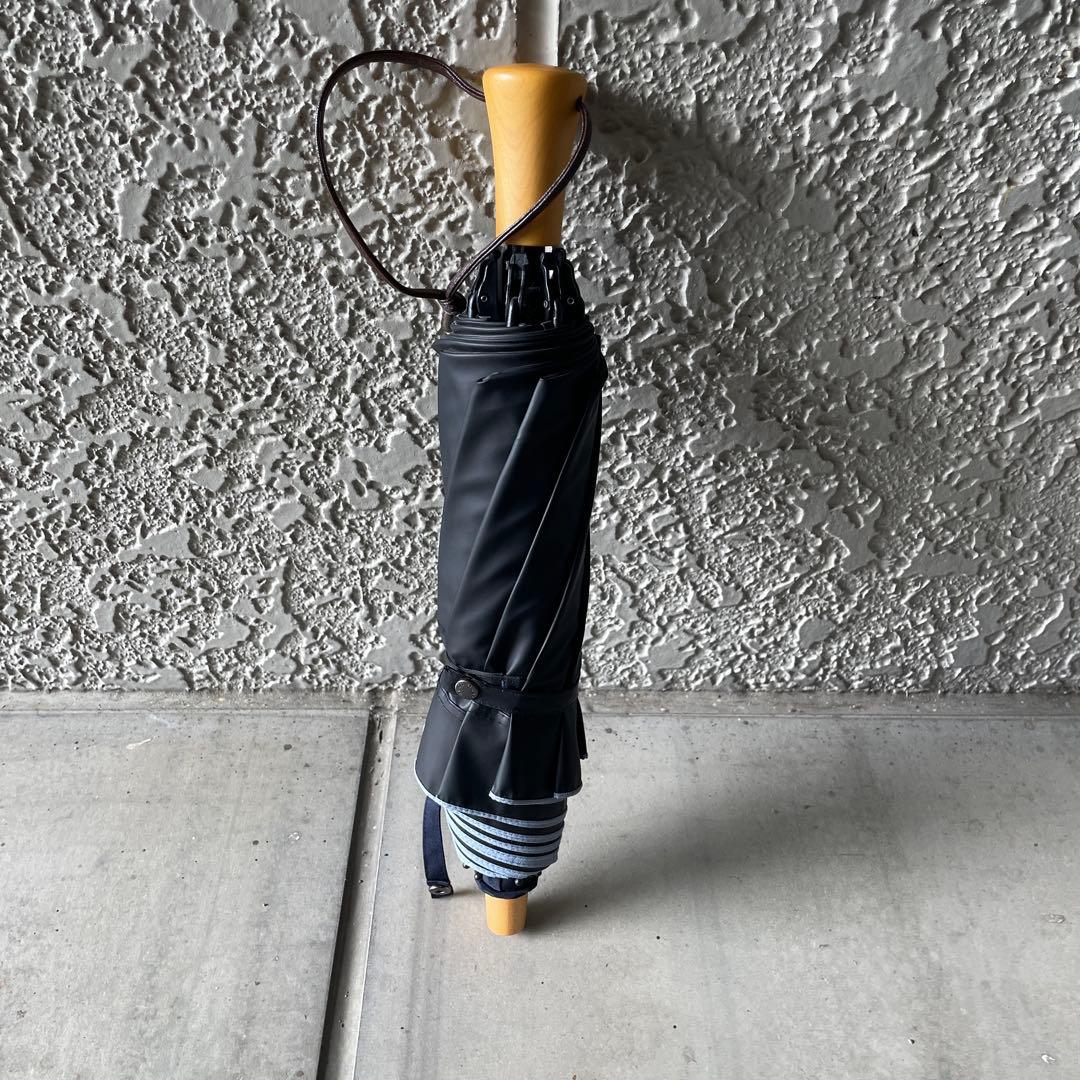 折りたたみ日傘　３段折 / コンビ　サンバリア　ネイビー