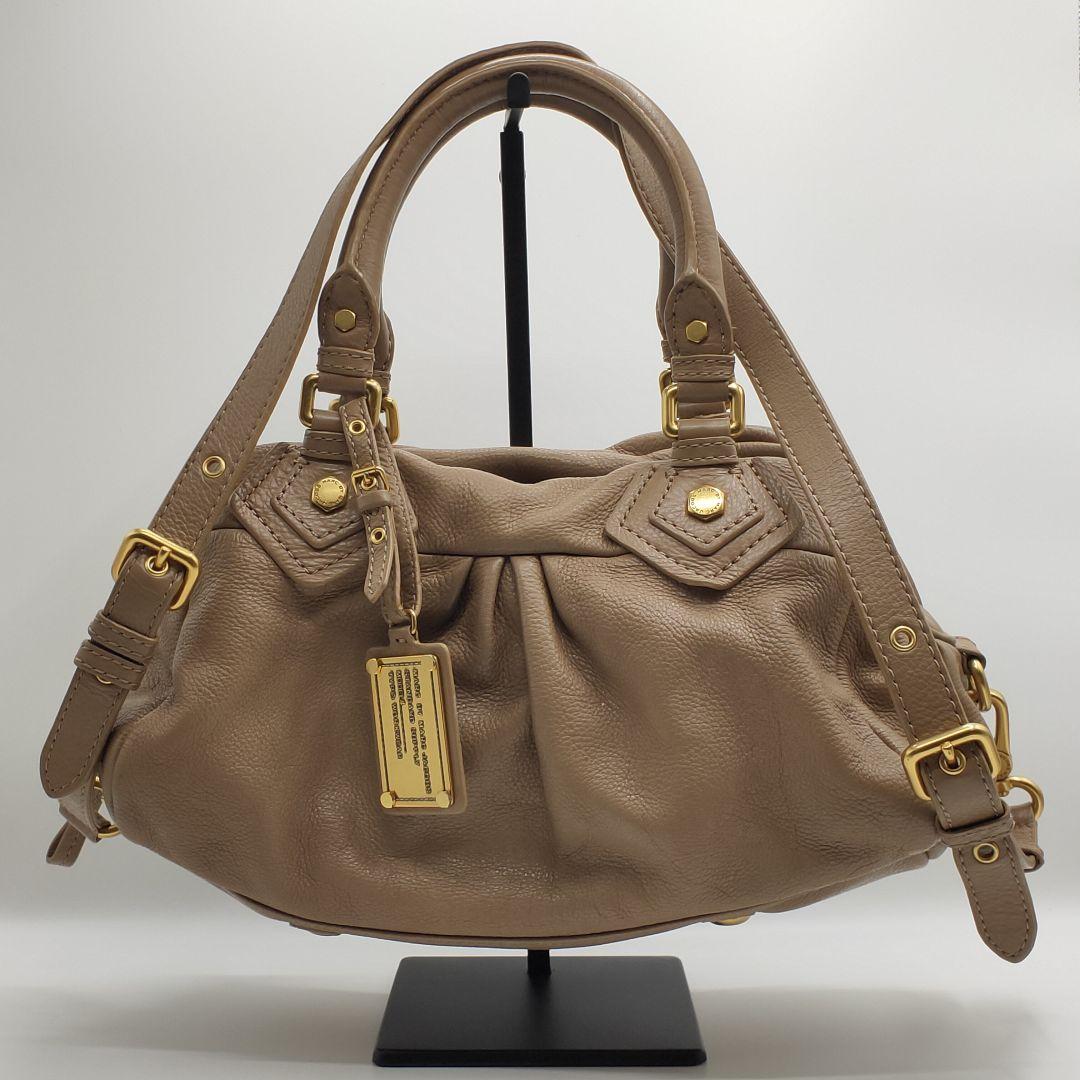 マークジェイコブス CLASSIC Q 2way Y2K レザー ハンドバッグ