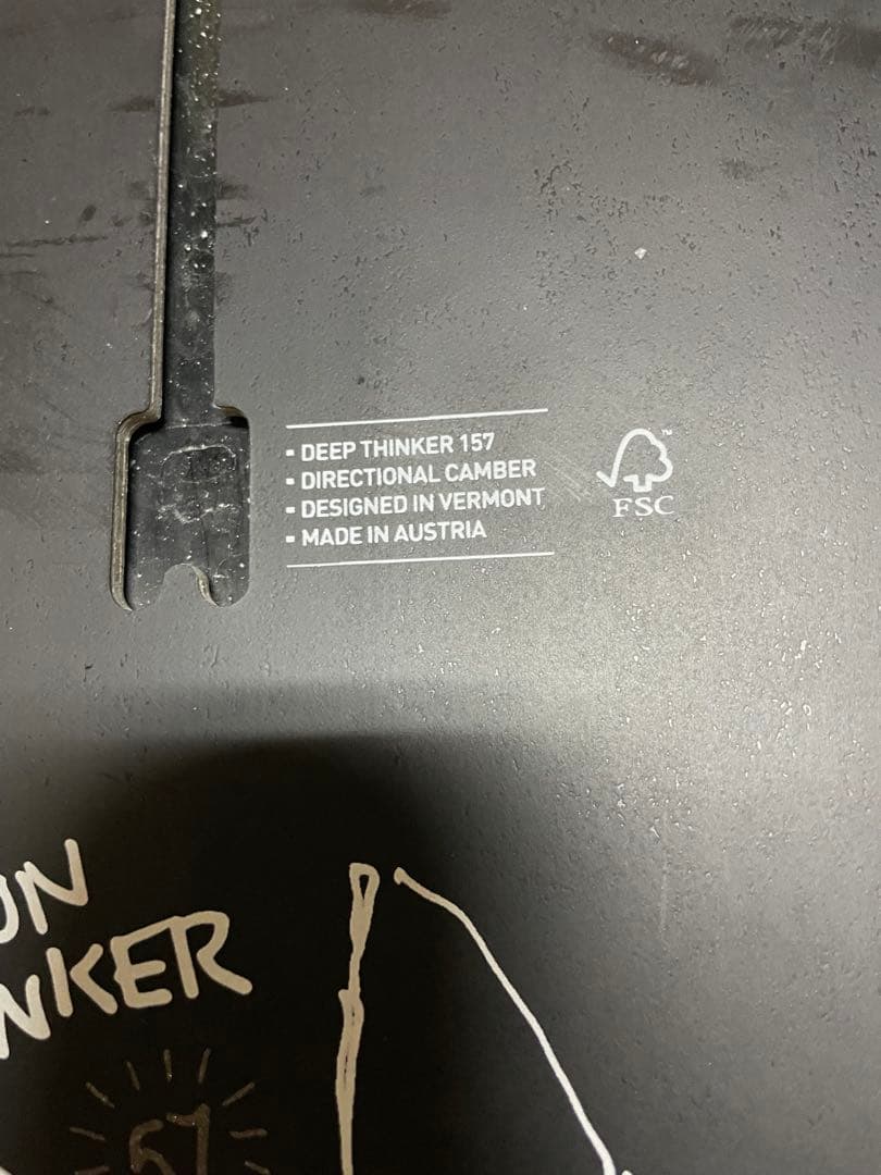 スノーボード BURTON DEEP THINKER 157