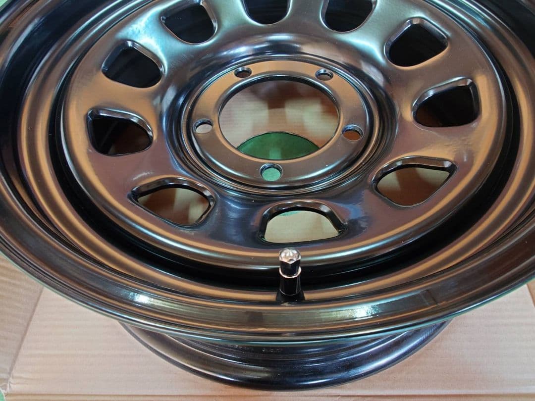 美品　②ジムニーシエラJB74黒 16 デイトナスチールホイール 2/2