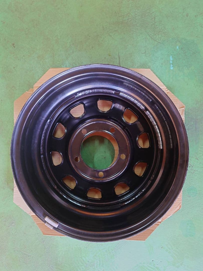 美品　②ジムニーシエラJB74黒 16 デイトナスチールホイール 2/2