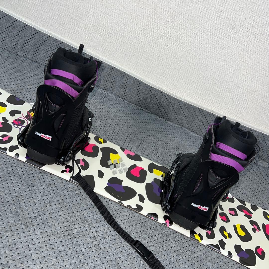 5回使用 キッズスノーボード 135cm JOYRIDE×バイン×ブーツ23cm