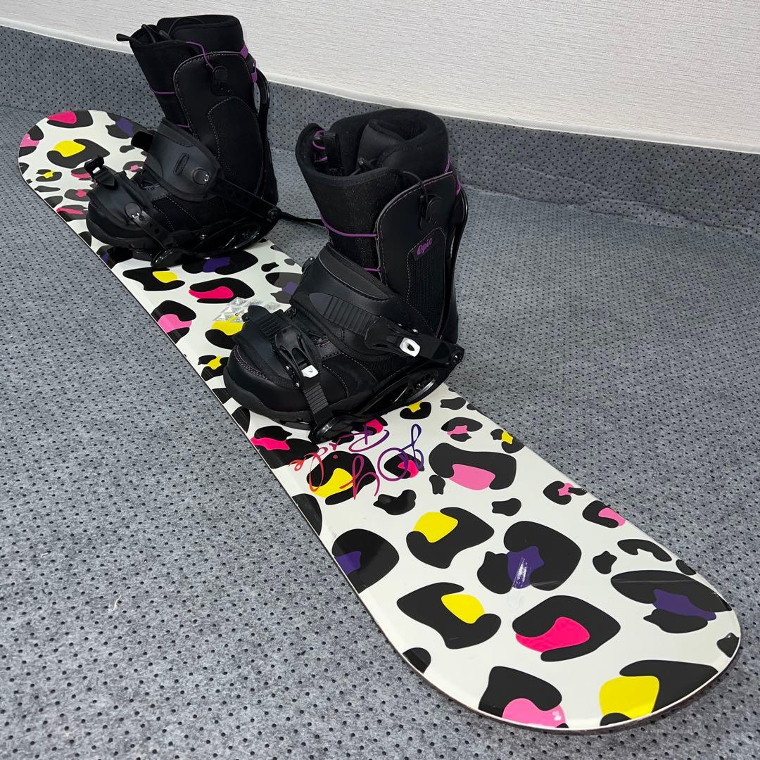 5回使用 キッズスノーボード 135cm JOYRIDE×バイン×ブーツ23cm