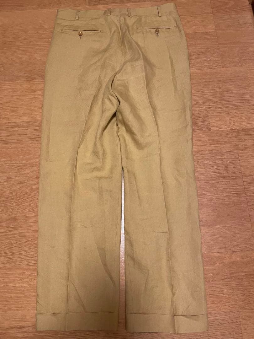 90s CANALI リネンスラックス イタリア製