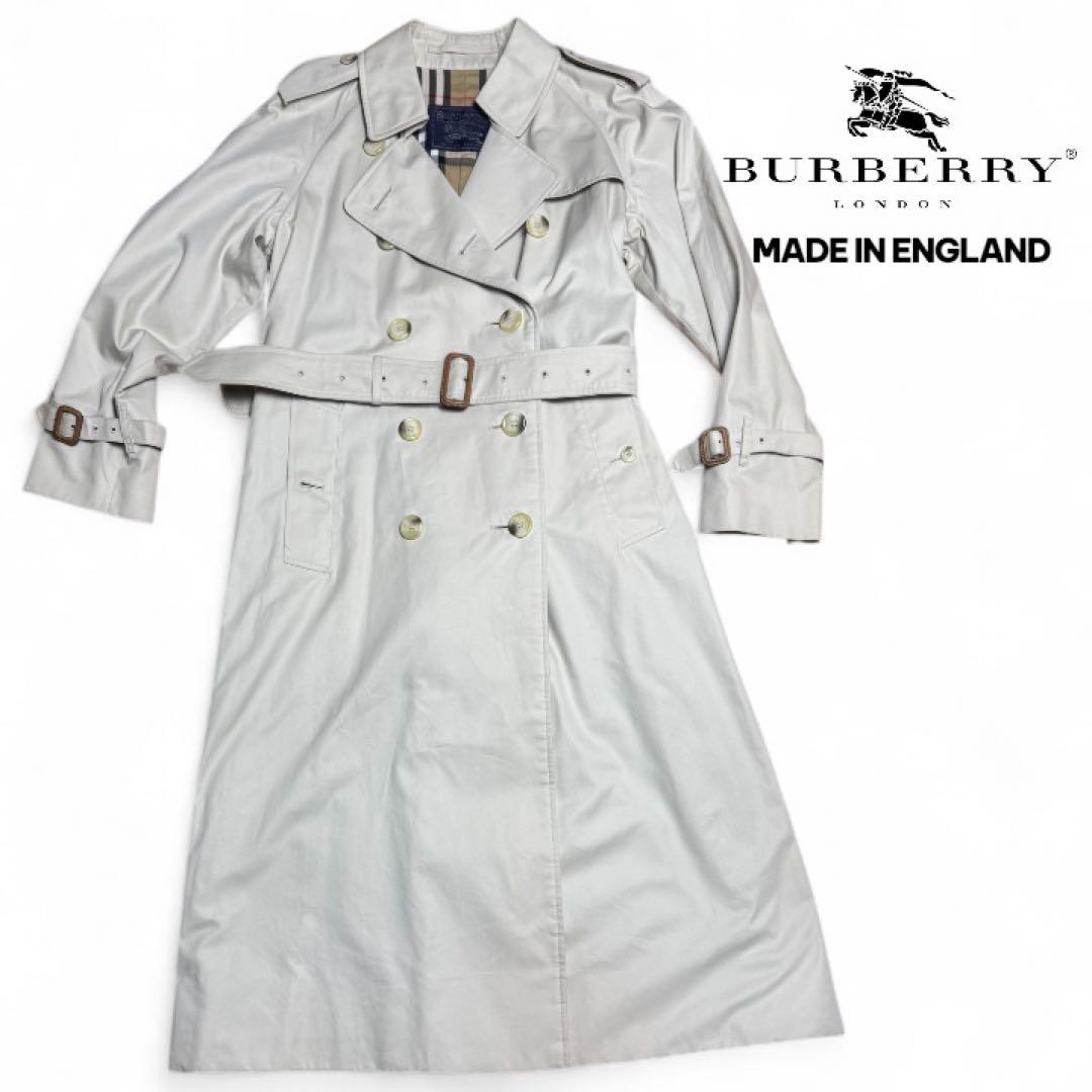 【美品】90s Burberrys 英国製 トレンチコート ノバチェック M