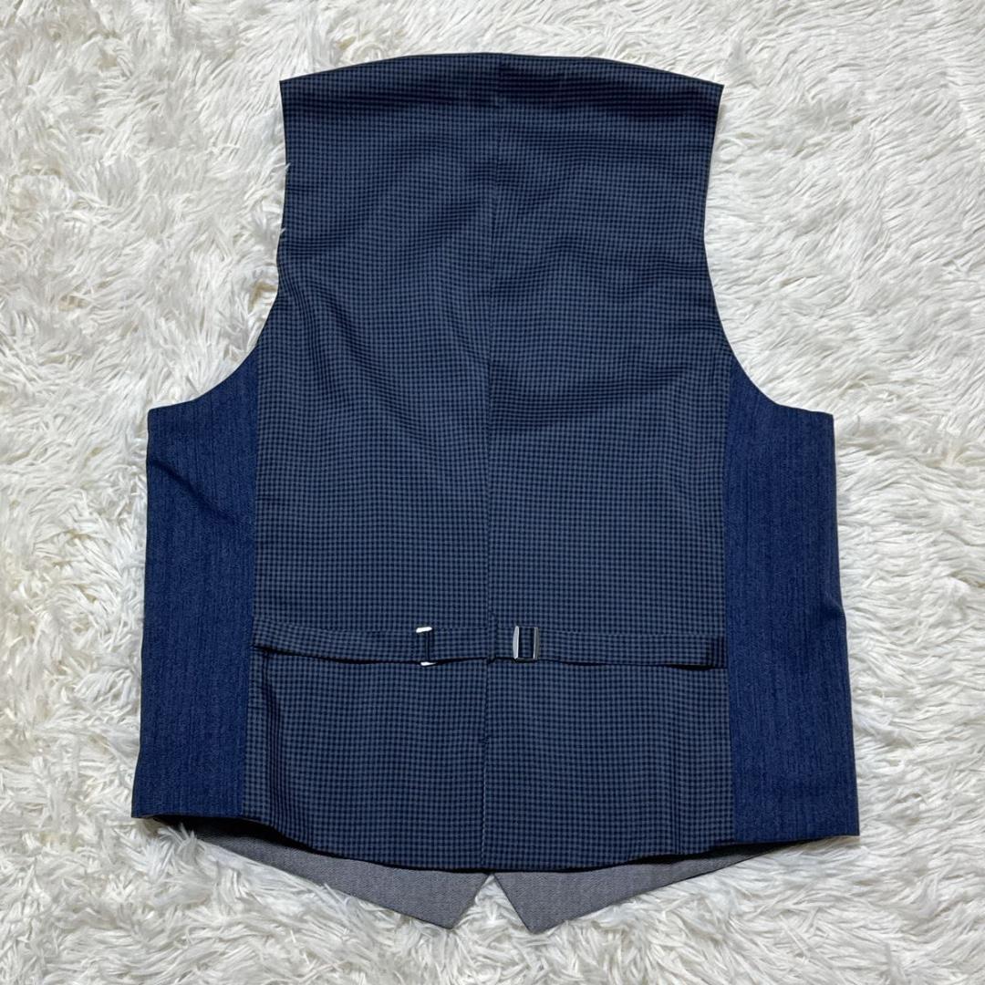 スーツセレクト　デニム調　3ピース　AB5 リバーシブルベスト　カジュアルにも
