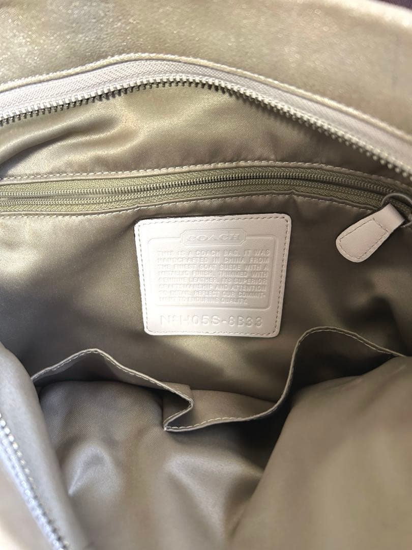 コーチ☆ゴールド ショルダーバッグ　希少