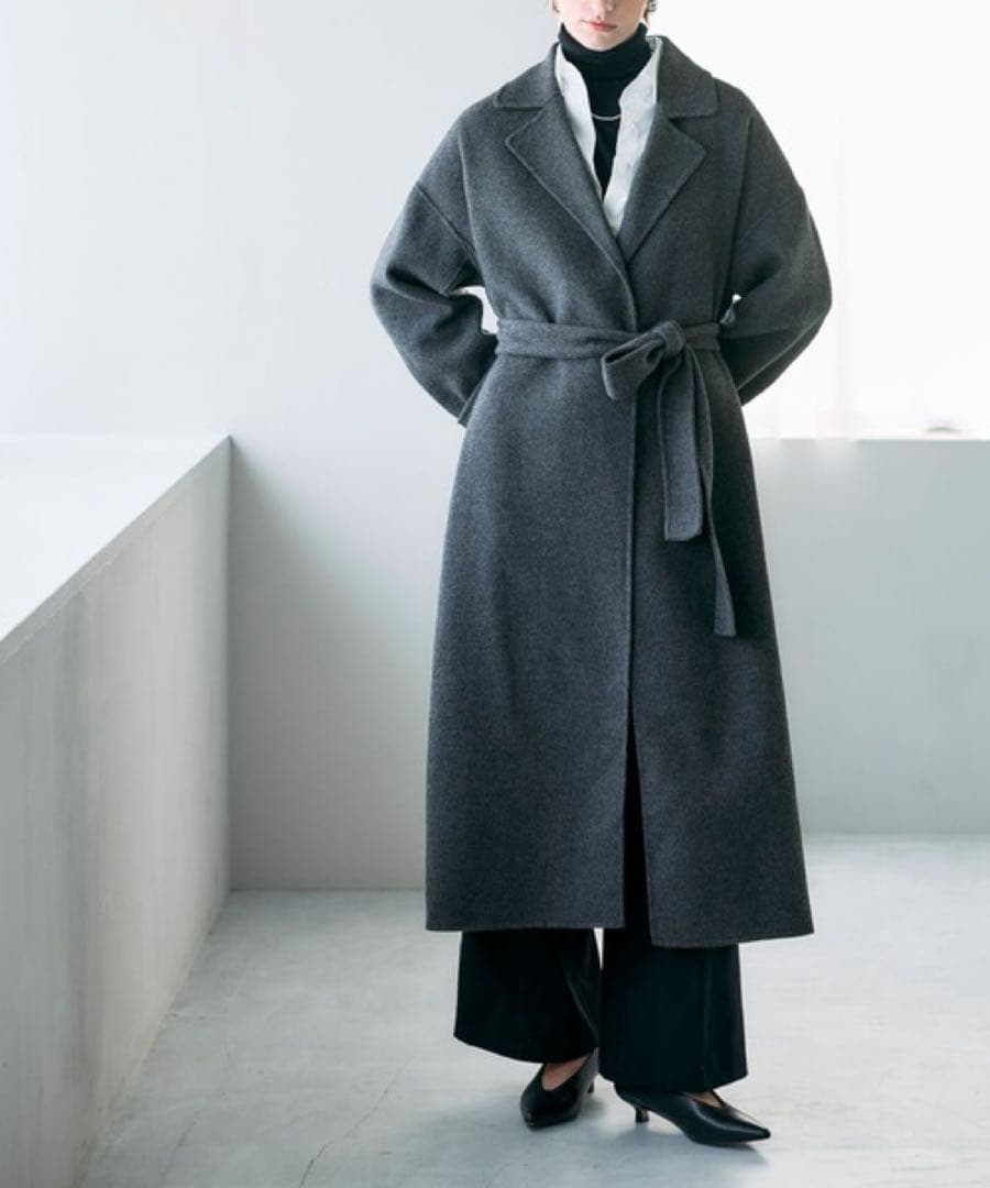 N.O.R.C ウールメルトンロングリバーコート