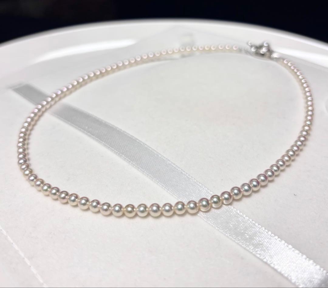 専用ページ！②照り最強！オーロラ彩凛レベル！3.5-4.0mm アコヤ真珠