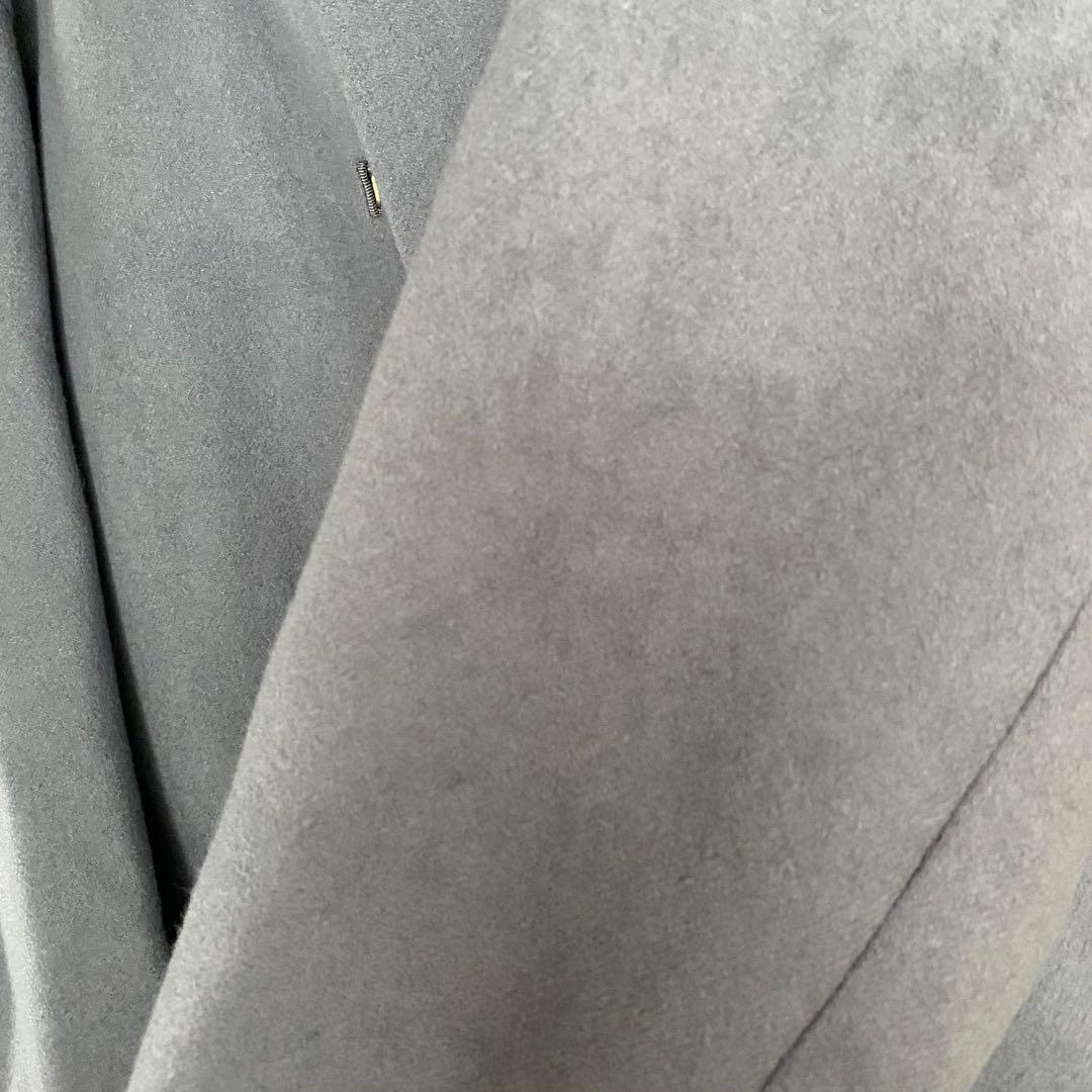 美品 ドゥロワー オーバーサイズ コクーンノーカラーコート ウールシルク