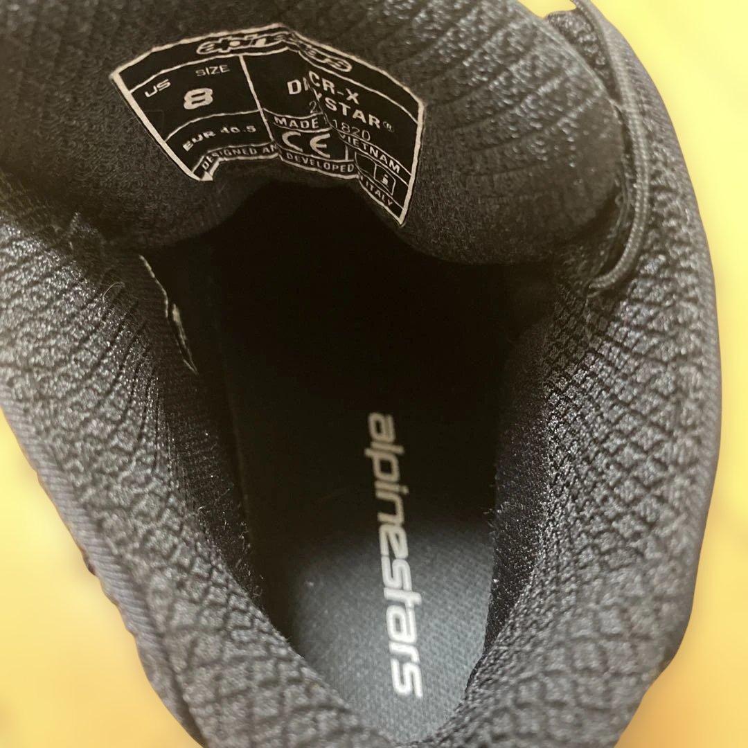 美品　アルパインスターズ　CR-X DS RIDING SHOES 25㎝