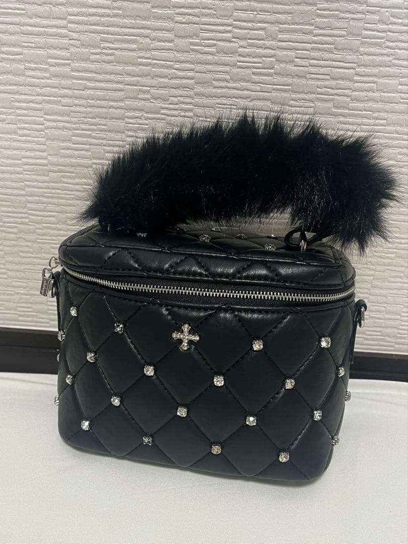 バッグ andwang Jewel classic quilting vanitybag