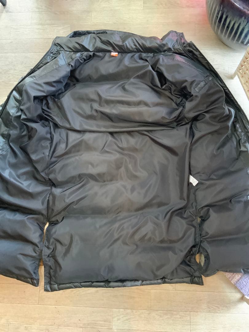 Puma プーマ　黒 ブラック ダウン　ロングコート　ベンチコート　L