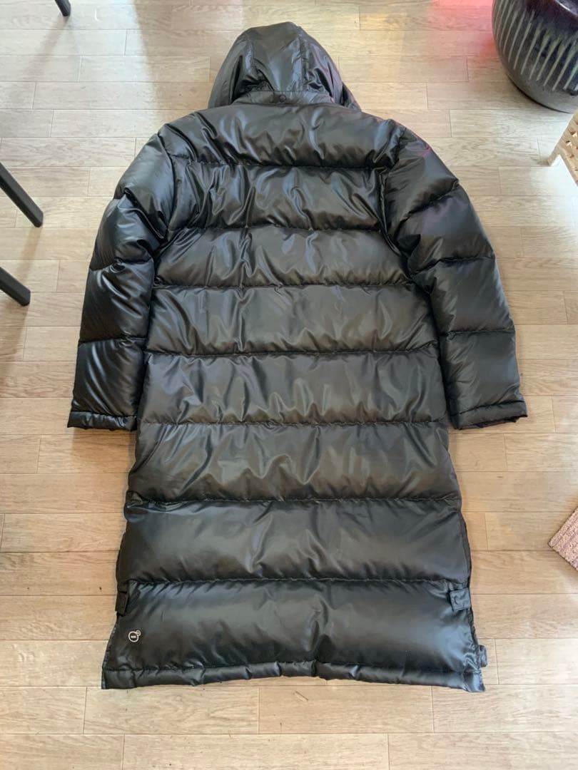 Puma プーマ　黒 ブラック ダウン　ロングコート　ベンチコート　L