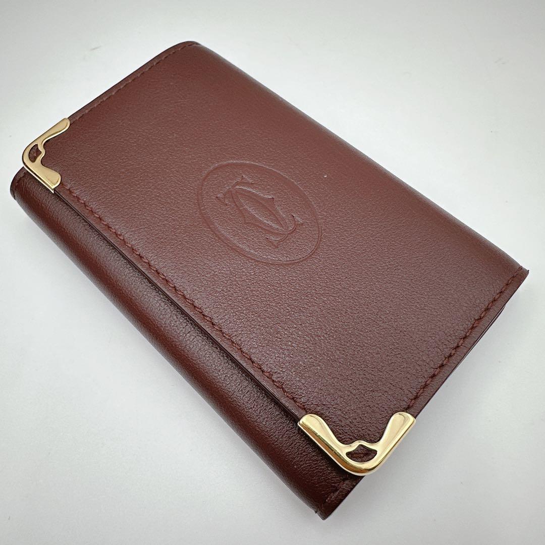 極美品　Cartier カルティエ　キーケース ６連　マストライン