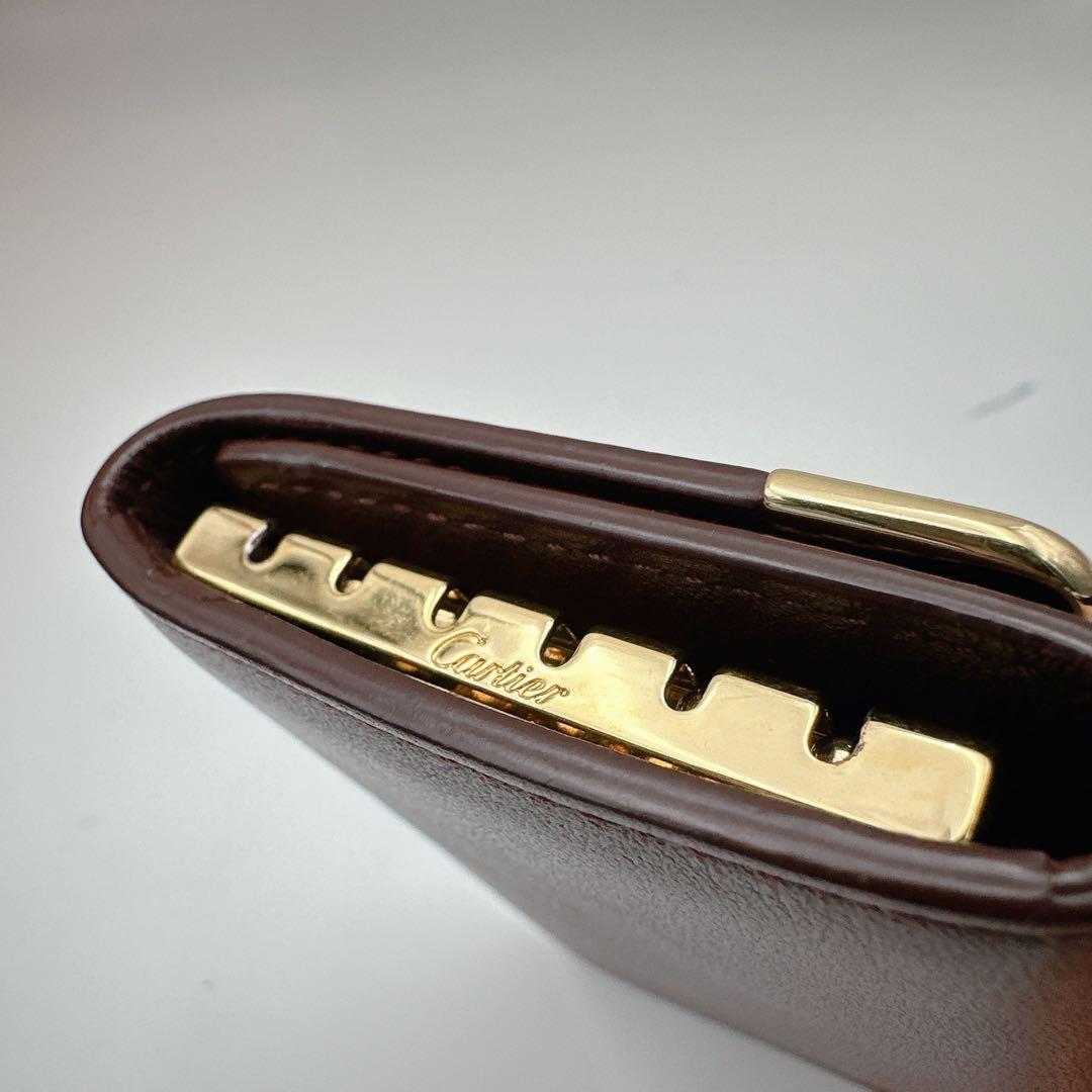 極美品　Cartier カルティエ　キーケース ６連　マストライン
