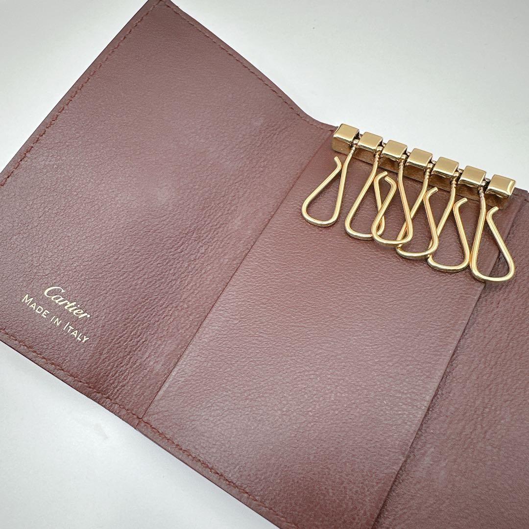 極美品　Cartier カルティエ　キーケース ６連　マストライン