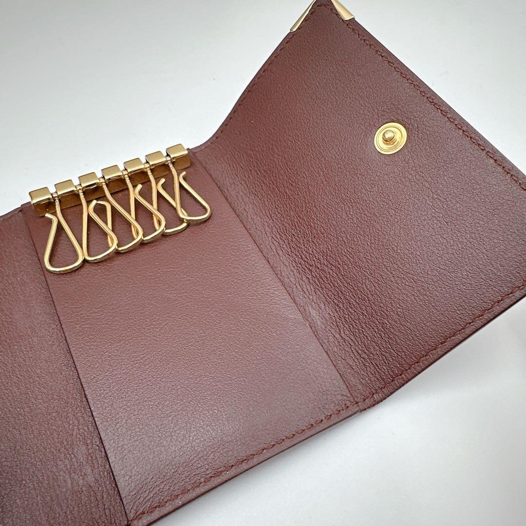 極美品　Cartier カルティエ　キーケース ６連　マストライン