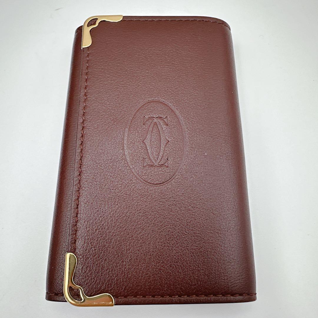 極美品　Cartier カルティエ　キーケース ６連　マストライン