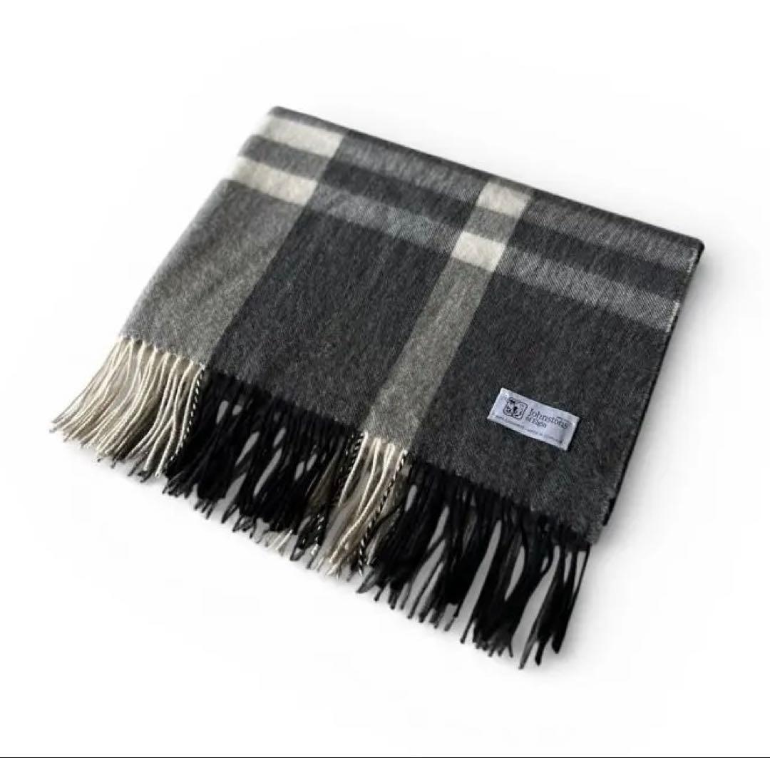 【国内正規品】ジョンストンズ　カシミア大判ストール　エストネーション別注