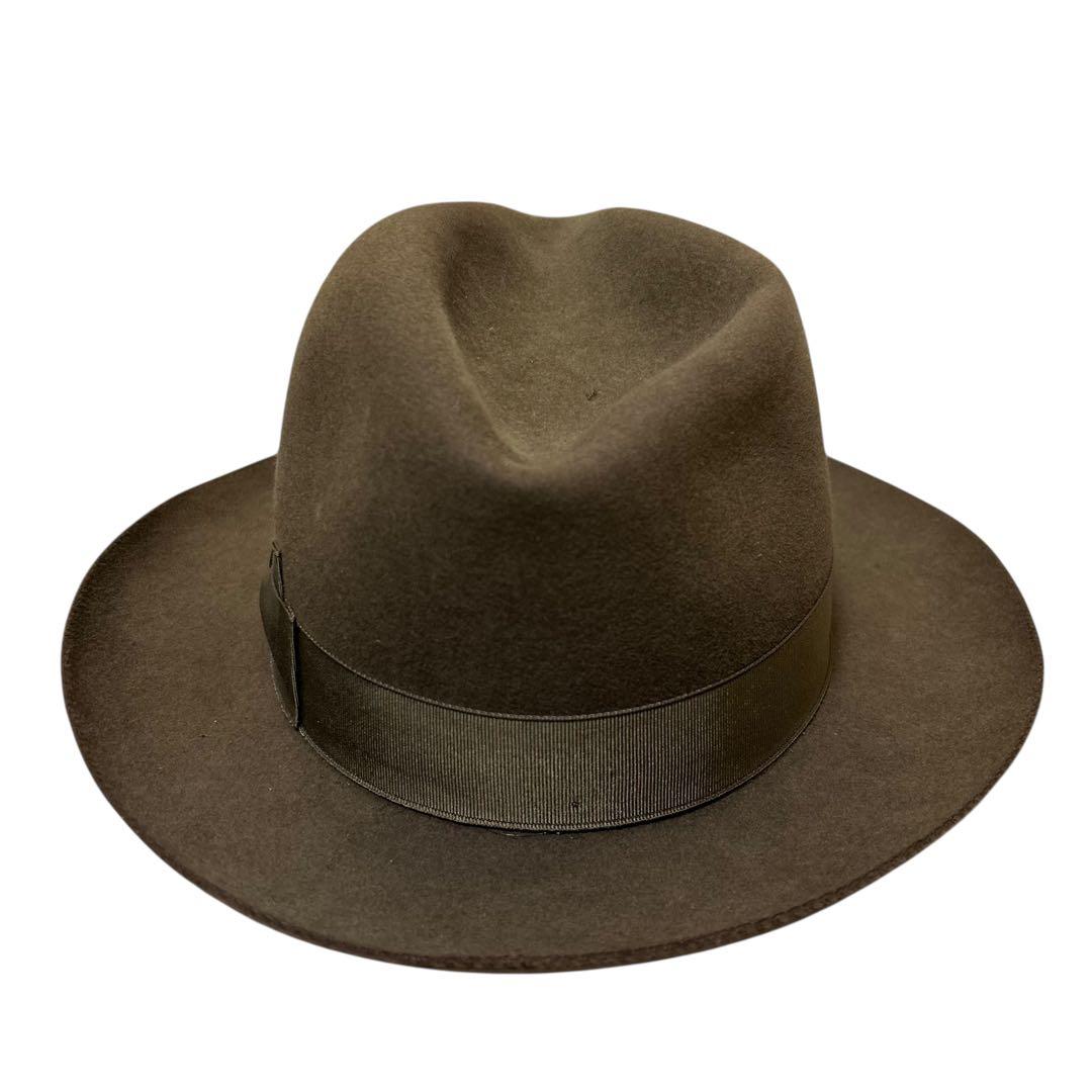 Borsalino ボルサリーノ 中折れ帽　ラビットファー　フェルトハット