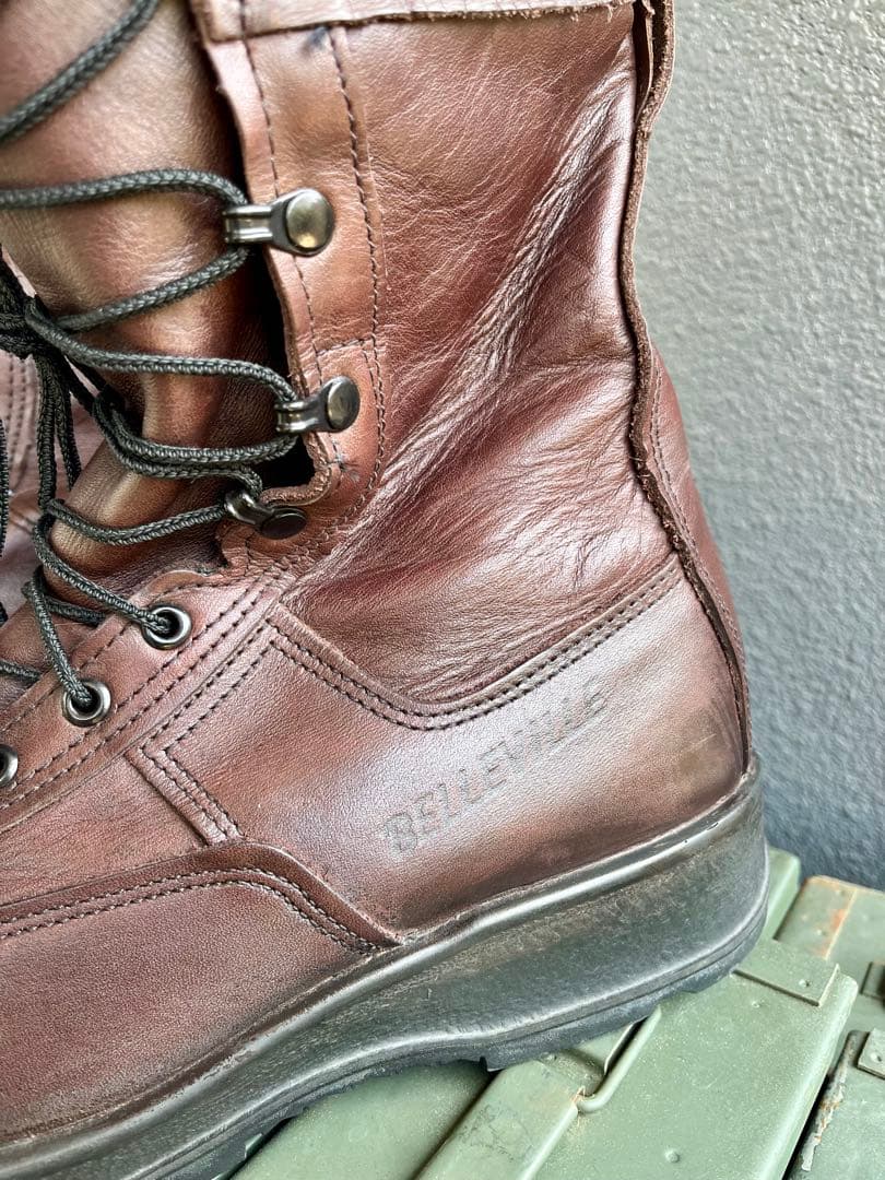 米軍放出品 BELLEVILLE コンバットブーツ　ミ ブラウン 28.5cm