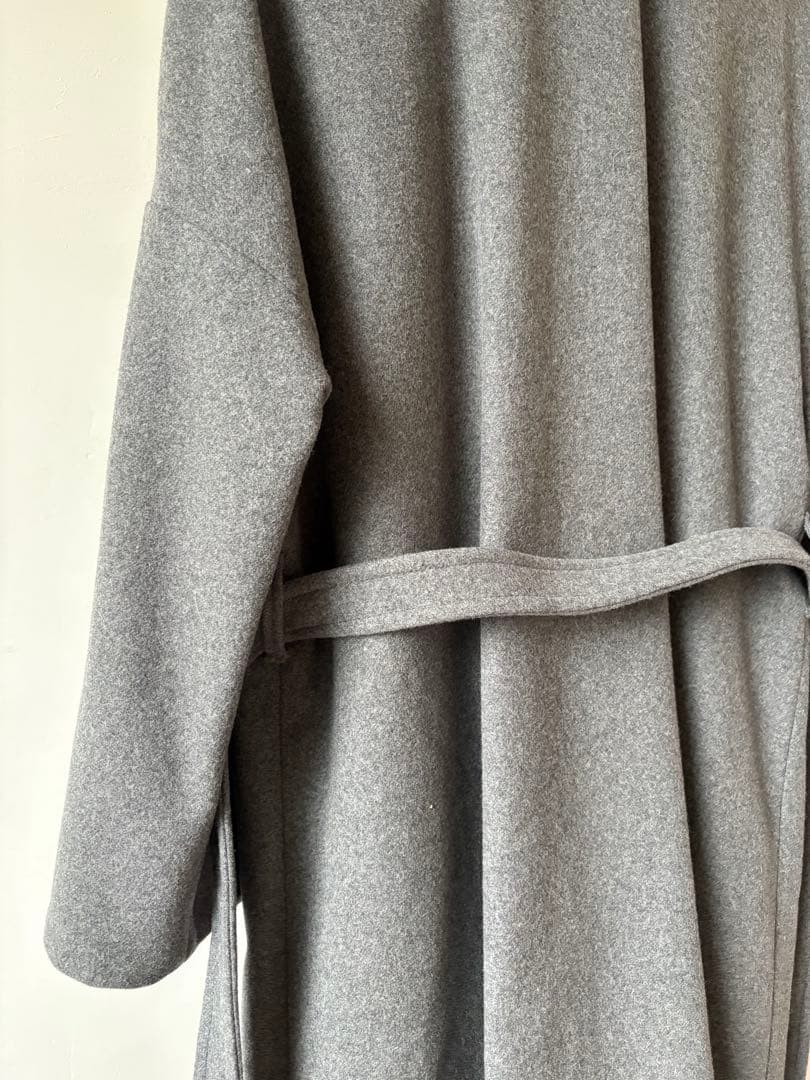 新品　BALLANTYNE バランタイン　ロングコート　グレー　カシミヤ混