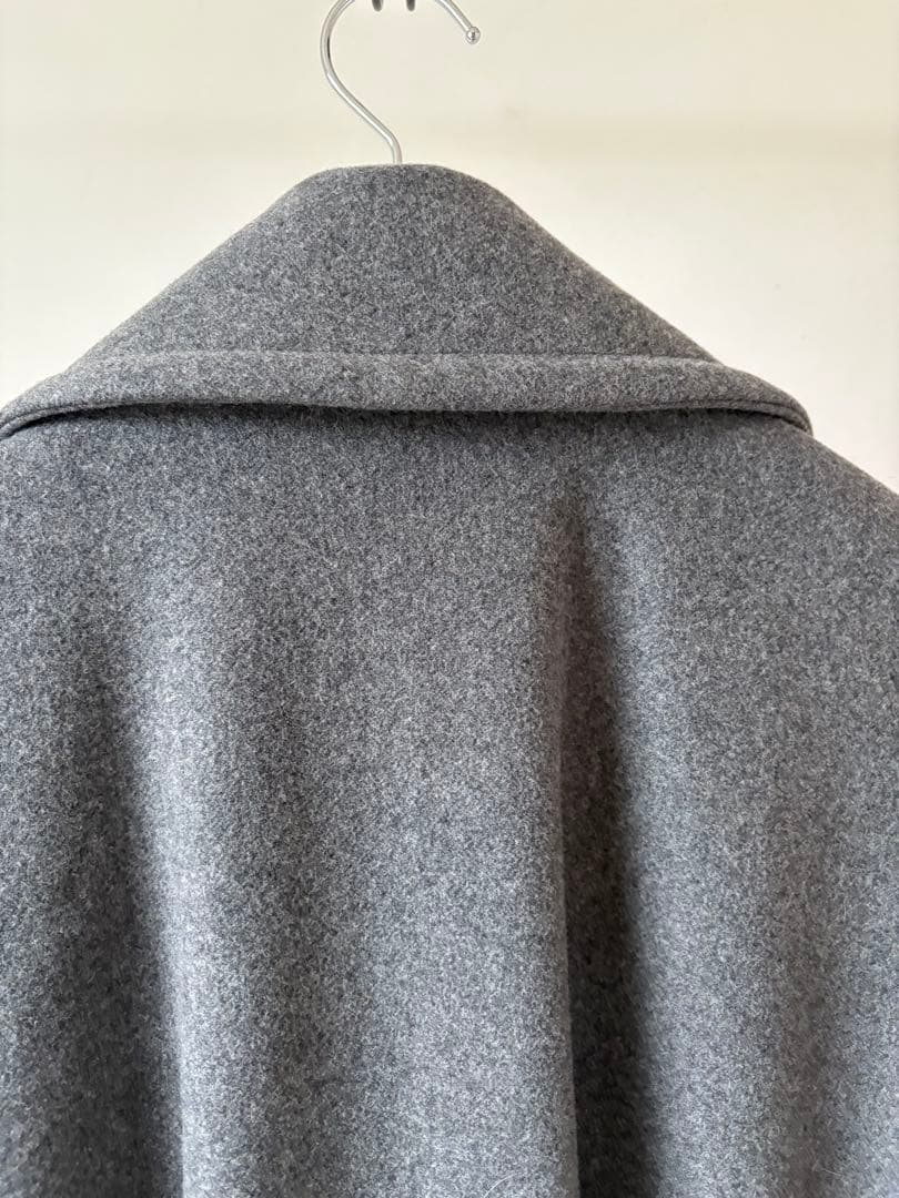 新品　BALLANTYNE バランタイン　ロングコート　グレー　カシミヤ混